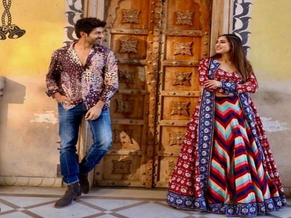 Kartik Aaryan and Sara Ali Khan in Jaipur (Image Source: Instagram)