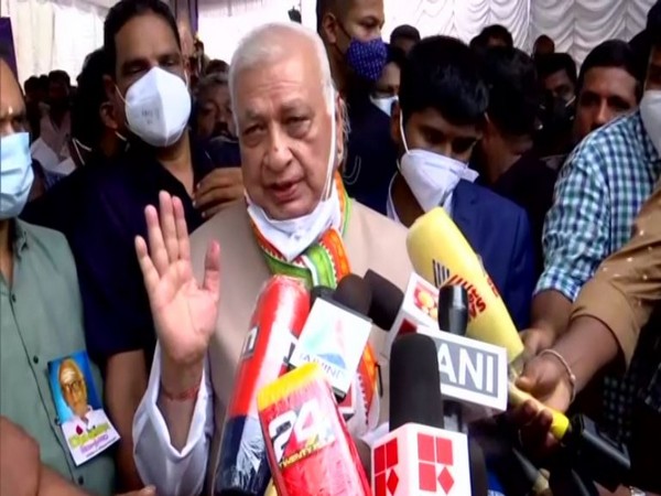 Kerala governor speaking to the media. (Photo/ANI)