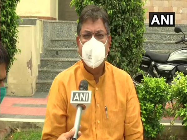 Rajasthan BJP president Satish Poonia speaking to ANI. 