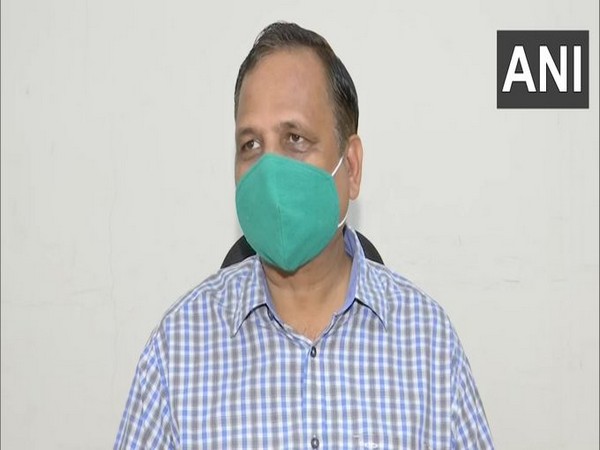 Delhi Health Minister Satyendra Jain speaks to ANI in New Delhi [Photo/ANI]