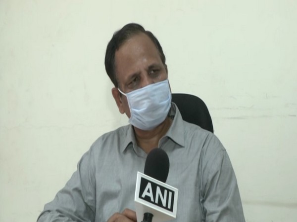Delhi Health Minister Satyendar Jain speaking to ANI on Monday. Photo/ANI