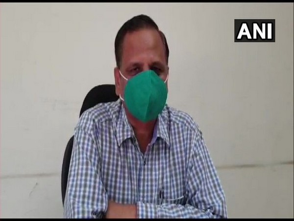Delhi Health Minister Satyendar Jain speaking to ANI in New Delhi on Monday. [Photo/ANI]