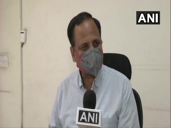 Delhi Health Minister Satyendra Jain speaking to ANI on Thursday.