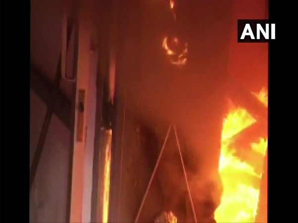 Visual of fire at Delhi's Gandhnagar in a garment factory
