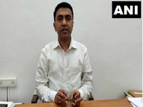 Goa Chief Minister Pramod Sawant speaking to ANI in Panaji, Goa on Thursday. 