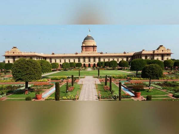 Visual of Rashtrapati Bhavan 