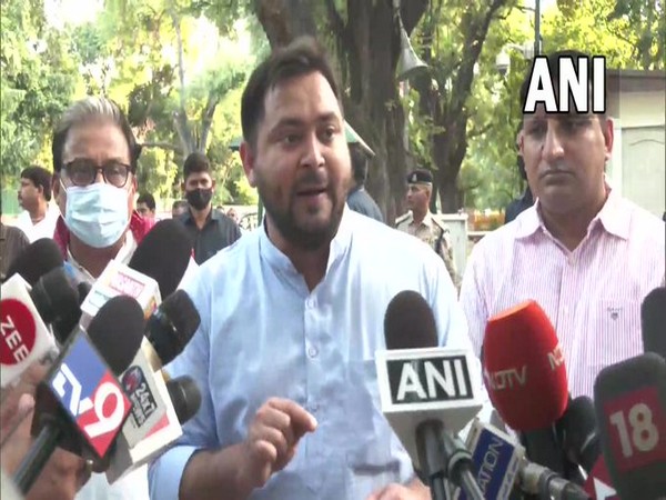 Bihar Deputy Chief Minister and Rashtriya Janata Dal leader Tejashwi Yadav (Photo/ANI)
