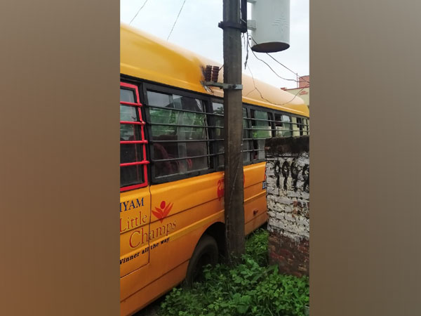 Visual from the site of the accident in Krishna district on Friday. Photo/ANI