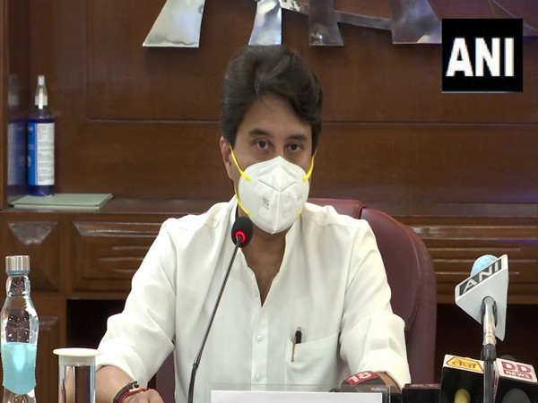 Union Civil Aviation Minister Jyotiraditya Scindia (Photo/ANI)