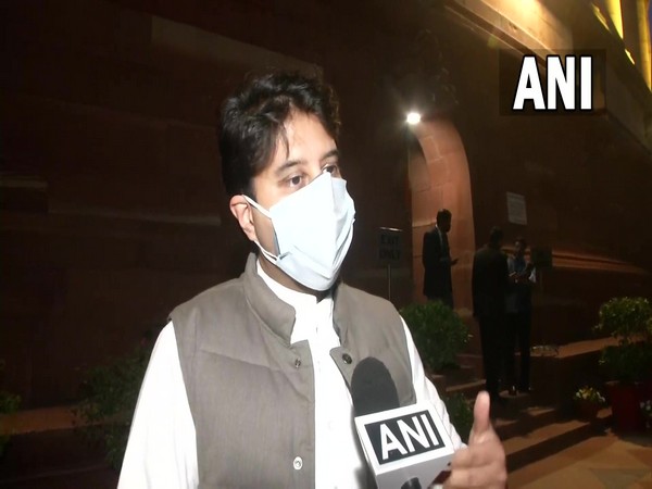 Union Civil Aviation Minister Jyotiraditya Scindia (Photo/ANI)
