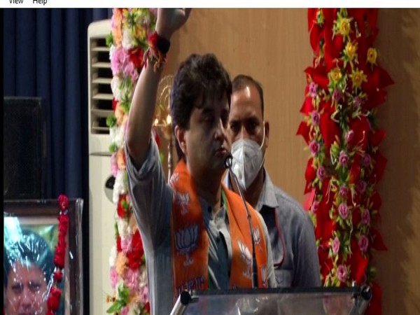 BJP leader and Rajya Sabha MP Jyotiraditya Scindia (Photo: ANI)