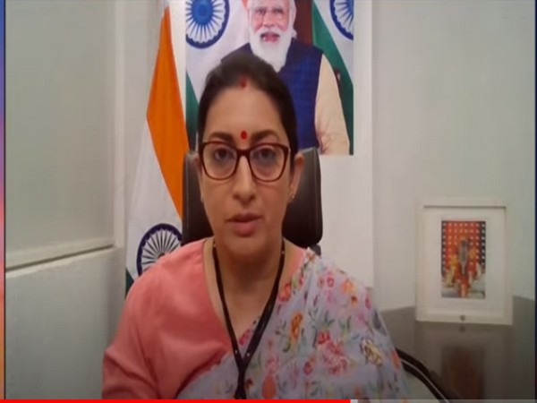 Union Cabinet Minister for Women and Child Development Smriti Irani speaking on Friday.