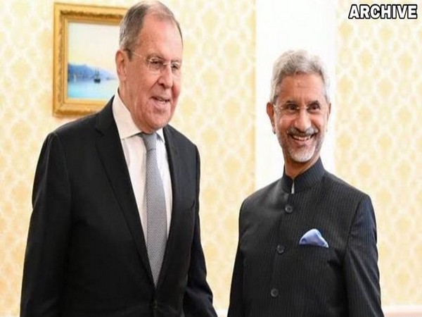 External Affairs Minister S Jaishankar and Russian Foriegn Minister Sergey Lavrov. (Photo Credit: Russian embassy in India twitter)