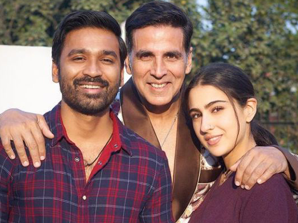 Dhanush, Akshay Kumar, Sara Ali Khan (Image Source: Instagram)