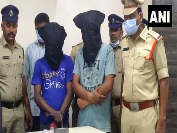 Visual of the arrested accused in Guntur (Photo/ANI)