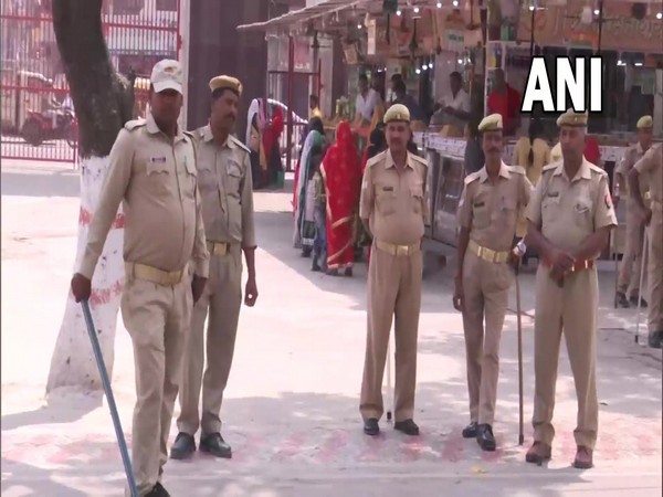 Security beefed up around the Gorakhnath temple. (Photo/ANI)