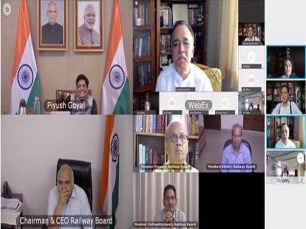 Visual of the meeting chaired by Piyush Goyal (Photo/ANI)