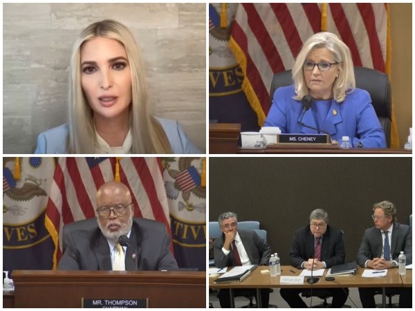  Ivanka Trump (top left), daughter of former US President Joe Biden