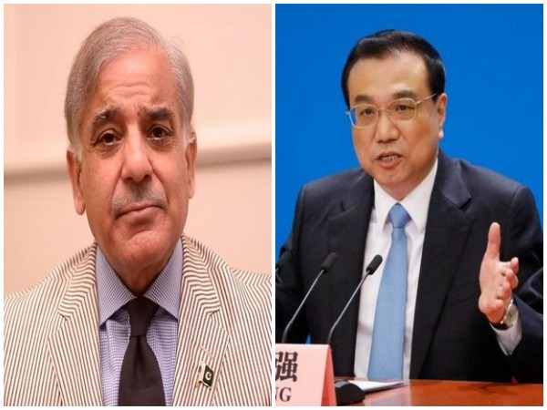 Pakistani Prime Minister Shehbaz Sharif and Chinese Premier Li Keqiang