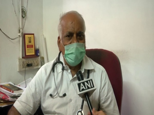 Dr K Malhar Rao Malle at his clinic (Photo/ANI)