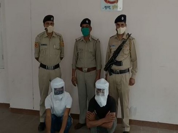 Himachal police recover 3.244 kg charas during surprise checking, arrests 2. (Photo/ANI)