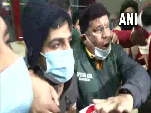 Neeraj Bishnoi, the main conspirator and creator of 'Bulli Bai' on GitHub brought to Delhi from Assam by Delhi Police Special Cell (Photo/ANI)