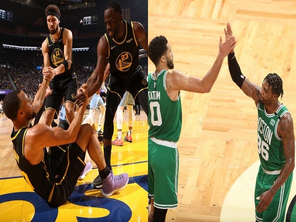 Golden State Warriors and Boston Celtics (Photo: Twitter/NBA)