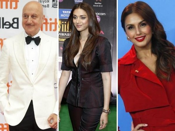 Anupam Kher, Aditi Rao Haydari and Huma Qureshi (from left to right)