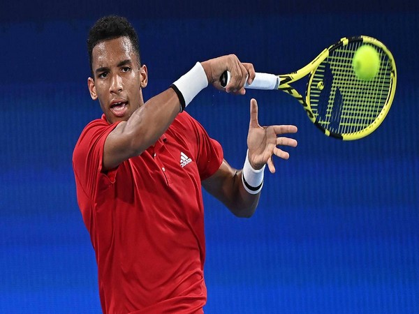 Felix Auger-Aliassime in action in ATP Cup (Image: ATP)