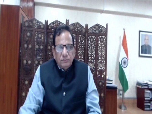 Dr VK Paul, Member (Health) NITI Aayog speaking to ANI over video conferencing  (Photo/ANI)