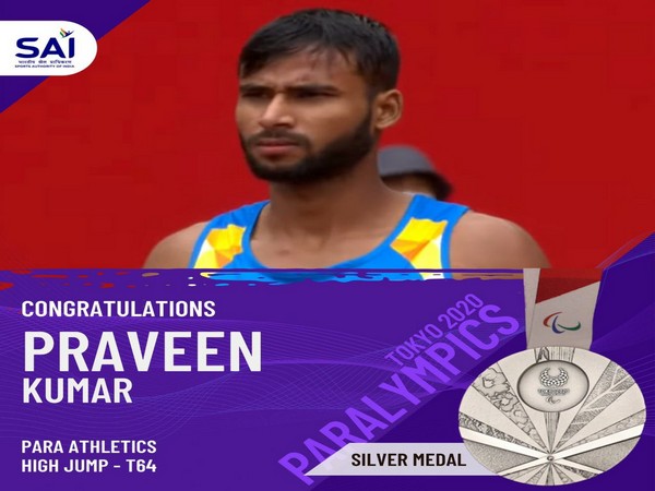 Indian athlete Praveen Kumar (Photo/Twitter/SAI)