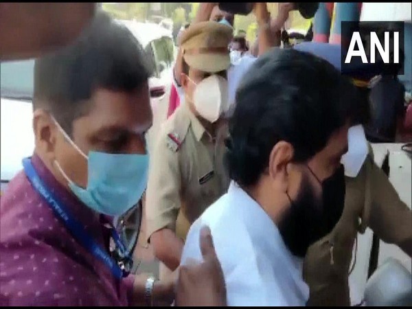 Actor Dileep at Crime Branch office in Kochi, Kerala (Photo/ANI)
