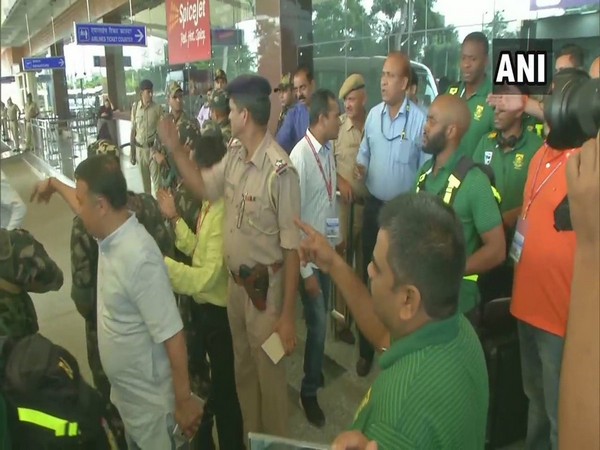 The South African team arrived at Dharamshala for the first T20I against India (Photo/ANI)