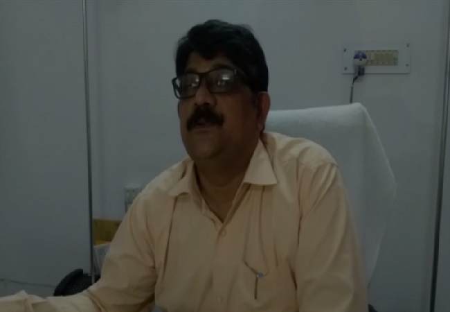 Ajit Paresh, Sub Divisional Magistrate (SDM) talking to ANI in Hamirpur, Uttar Pradesh on Friday Photo/ANI.