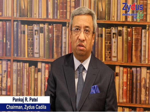 Zydus Cadila's chairperson Pankaj K Patel (photo/ANI)