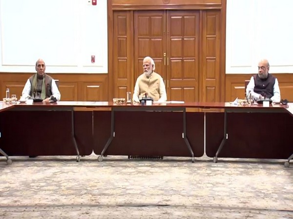 Prime Minister Narendra Modi chairing the CCs meeting. (Photo/ANI)