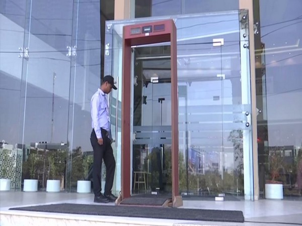 Security has been tightened outside hotels and restaurants of Ahmedabad ahead of US President Donald Trump's visit to the city on February 24. Photo/ANI
