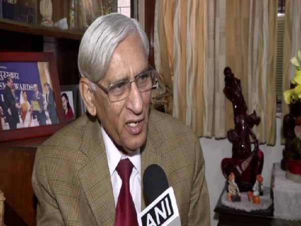 Defence Expert PK Sehgal speaking to ANI in New Delhi. 