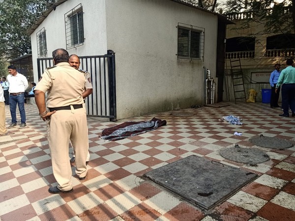 Visual from the spot in Mumbai. Photo/ANI