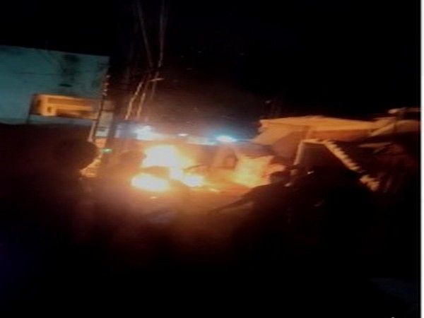 Visual of clashes in Bhainsa town of Nirmal district in Telangana