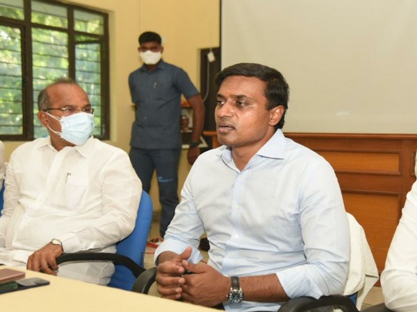 YSR Congress Party from Rajampet PV Midhun Reddy (left) (Pic courtesy: Facebook).