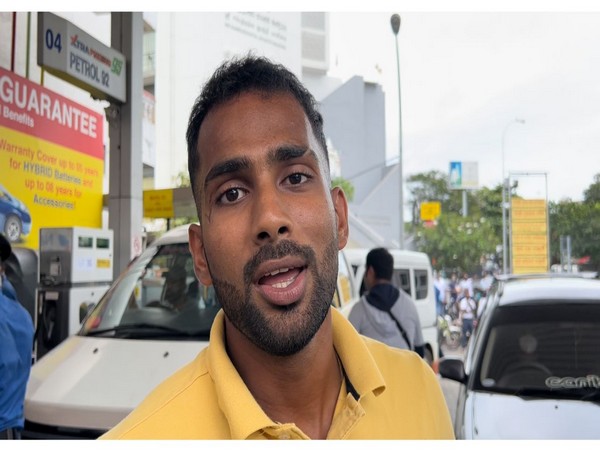 SL cricketer Chamika Karunaratne. (Photo- ANI)