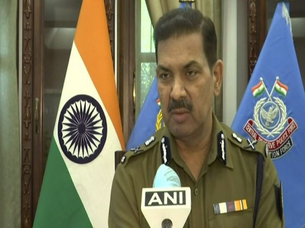 CRPF DG Kuldiep Singh speaking to ANI on Monday. (Photo/ANI)