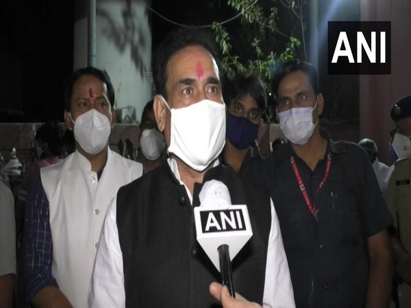 Madhya Pradesh Home Minister Narottam Mishra speaking to ANI on Saturday.