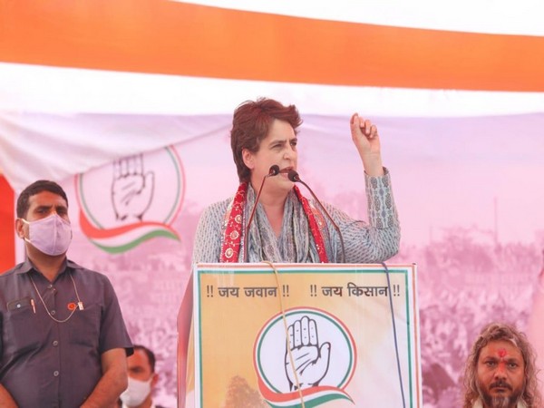 Congress leader Priyanka Gandhi Vadra (Photo/ANI)