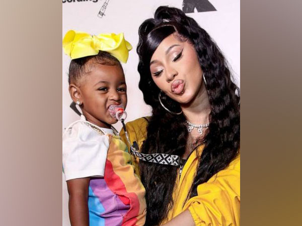 Cardi B with daughter Kulture (Image Source: Instagram)