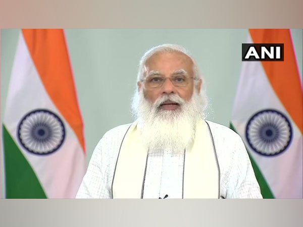Prime Minister Narendra Narendra Modi while interacting with beneficiaries of the DIKSHA scheme (Photo/ANI)