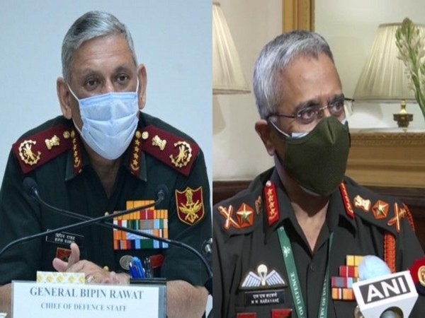 Chief of Defence Staff General Bipin Rawat and Army chief General Manoj Mukund Naravane  (File Photos/ANI)