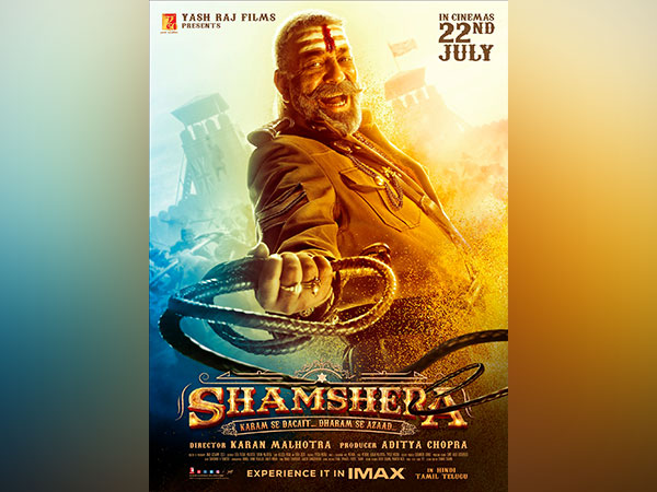 Sanjay Dutt's look from Shamshera (Image source: Instagram)