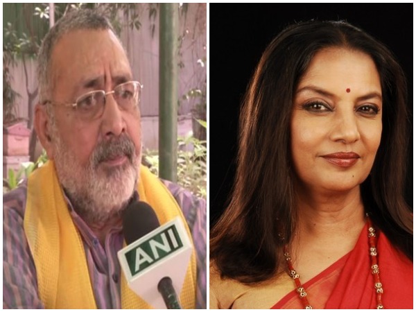 Union Minister Giriraj Singh / Renowned actor Shabana Azmi (File photo)
